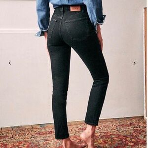 NWT - Sezane Le Brut Jeans in Black - Size 30